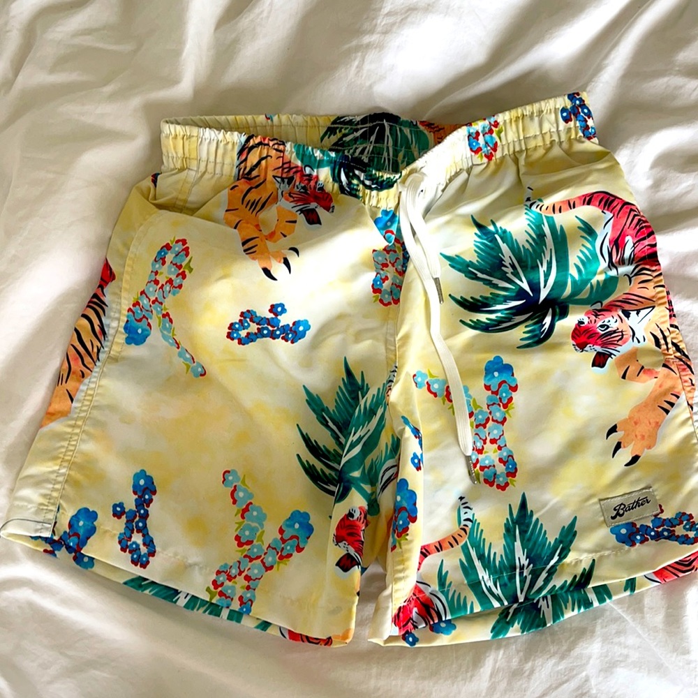 Bather Tiger Swim Trunks XS